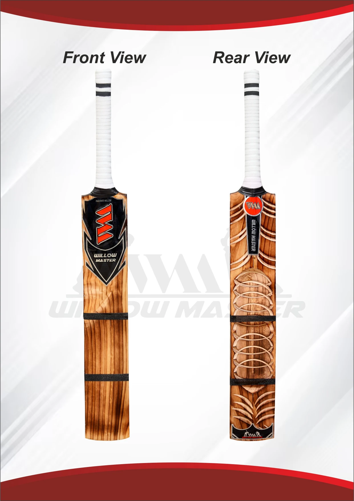 Willow Master Malhar Burn Edition Hard Tennis Kashmir Willow Cricket Bat - Image 6
