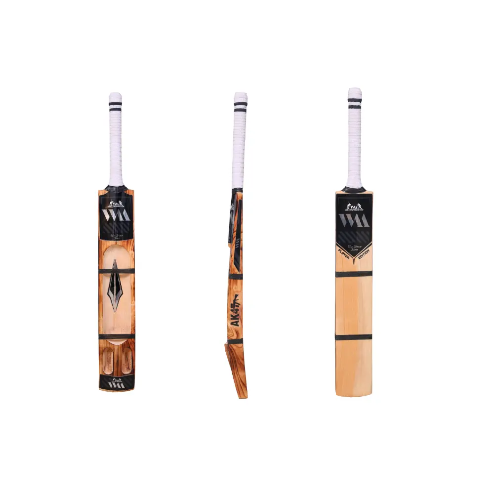 Willow Master Black Sticker Ak47 Boat Half Burn Cricket Bat - Image 2