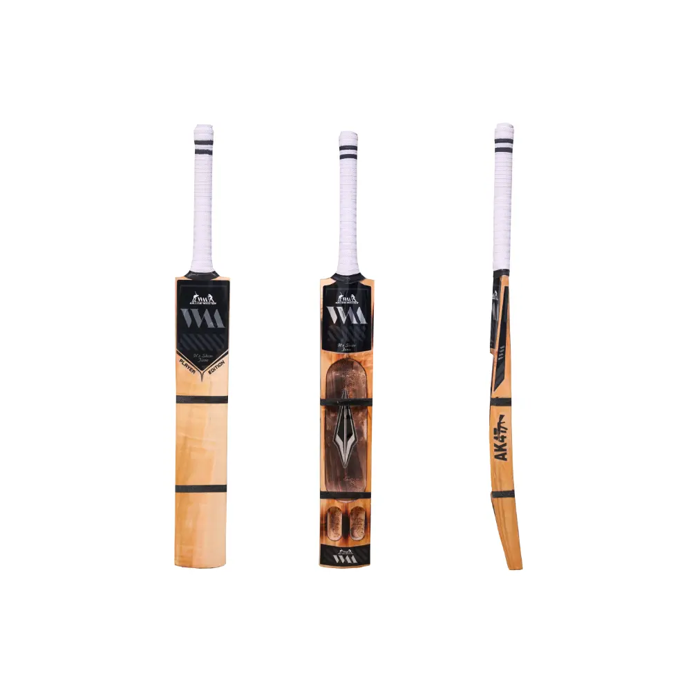 Willow Master Black sticker Boat Half Burn Ak47 Cricket Bat - Image 2