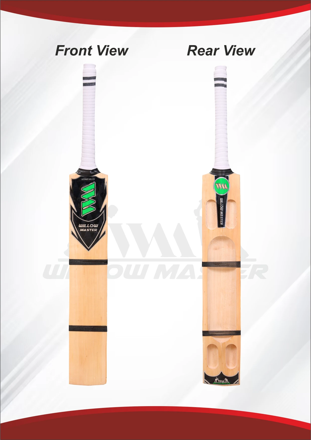 Willow Master Triple Blade 4 Capsule Kashmir Willow Cricket Bat - Image 6