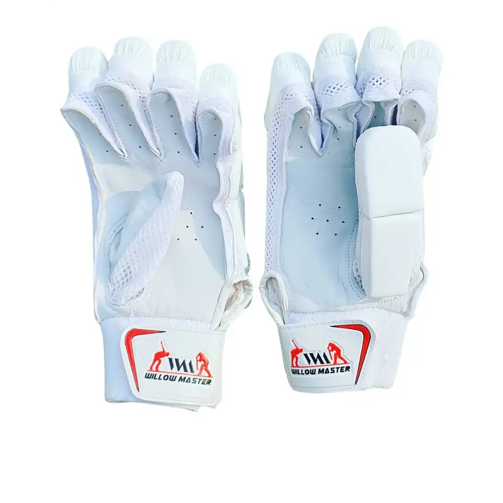 Willow Master Golden Strip PU Leather Batting Glove - Image 2